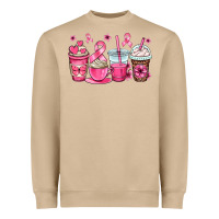 Mushroom breast cancer coffee cups Heavyweight Sweatshirt - OliviaCreatesArt