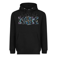 Black blessed mom Heavyweight Hoodie - SublimationCraftShop
