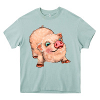 Arona pig Heavy Core Tee - MaliasSmallBusiness