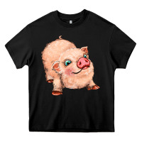 Black pig Heavy Core Tee - MaliasSmallBusiness
