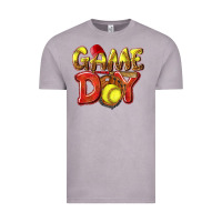 Vintage Zinc Game Day Softball Vintage Tee - NancyCooperArtShop