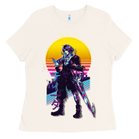 Bone final fantasy x 10   tidus retrowave Ladies Tee - tuanDangUi