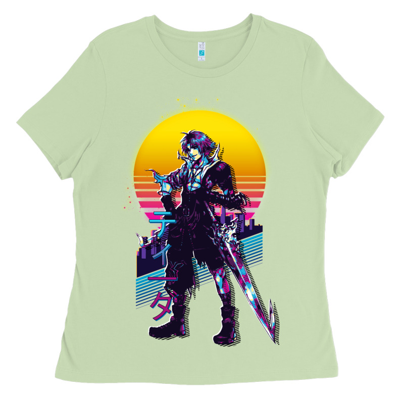 Final Fantasy X 10   Tidus Retrowave Ladies Tee by tuanDangUi | Teevron