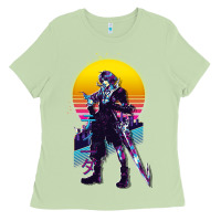 Matcha final fantasy x 10   tidus retrowave Ladies Tee - tuanDangUi