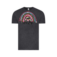 Vintage Black western nurse rainbow Vintage Tee - RanaPortraitStore