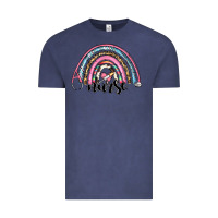Vintage Denim western nurse rainbow Vintage Tee - RanaPortraitStore
