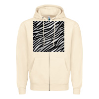 Sandshell Zebra Seamless Pattern, Zipper Hoodie - BundleAndBundleShop