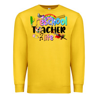 Lemon Preschool Teacher Life Premium Sweatshirt - LillyAllenDesigns