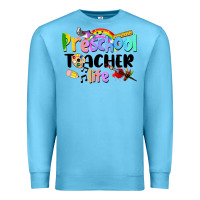 Ocean Blue Preschool Teacher Life Premium Sweatshirt - LillyAllenDesigns
