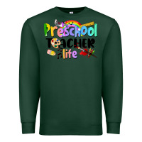 Sports Green Preschool Teacher Life Premium Sweatshirt - LillyAllenDesigns