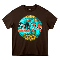 Chocolate Brown class of 2024 senior Heavy Core Tee - JahusDesignShop