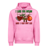 Fuchsia Pink i like big bulbs and i can not lie Urban Hoodie - BarkalooDesign