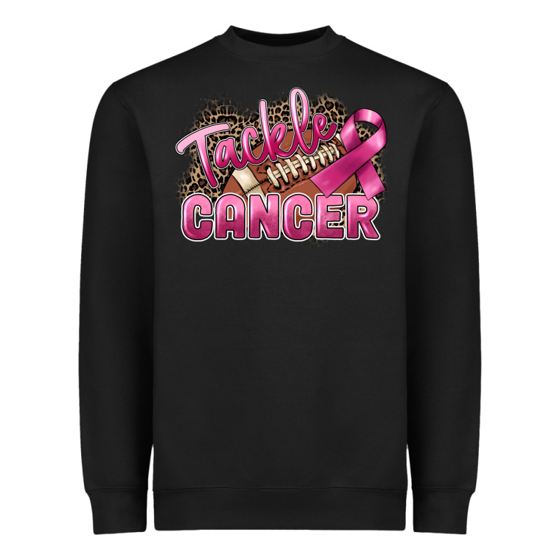 Tackle Cancer Football Heavyweight Sweatshirt by FaDigitalArtStudio | Teevron