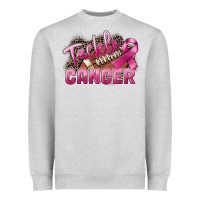 Heather Grey Tackle cancer Football Heavyweight Sweatshirt - FaDigitalArtStudio