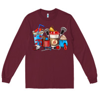 Lacrosse Coffee Cups Long Sleeve Tee | Teevron