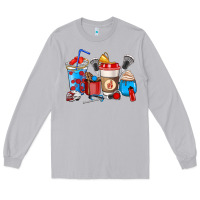 Moon Dust Lacrosse coffee cups Long Sleeve Tee - HowdyJamesFarm