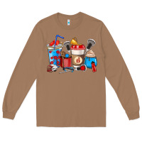 Toasted Coconut Lacrosse coffee cups Long Sleeve Tee - HowdyJamesFarm
