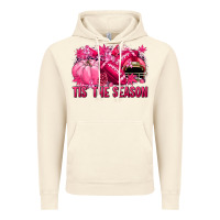 Vintage Artic Tis' the season Football Breast Cancer Vintage Hoodie - NancyCooperArtShop