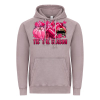 Vintage Zinc Tis' the season Football Breast Cancer Vintage Hoodie - NancyCooperArtShop