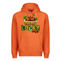 Carrot St Patricks Lucky One Premium Hoodie - FaDigitalArtStudio