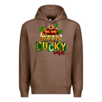 Chestnut St Patricks Lucky One Premium Hoodie - FaDigitalArtStudio
