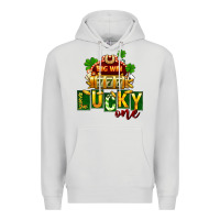 Dove Grey St Patricks Lucky One Premium Hoodie - FaDigitalArtStudio