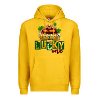 Lemon St Patricks Lucky One Premium Hoodie - FaDigitalArtStudio