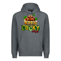 Rock St Patricks Lucky One Premium Hoodie - FaDigitalArtStudio
