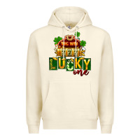 Sandshell St Patricks Lucky One Premium Hoodie - FaDigitalArtStudio