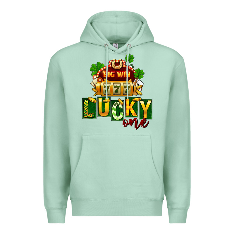 St Patricks Lucky One Premium Hoodie by FaDigitalArtStudio | Teevron