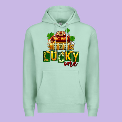 St Patricks Lucky One Premium Hoodie Designed By Fadigitalartstudio
