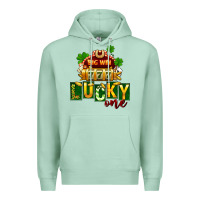 Seafoam St Patricks Lucky One Premium Hoodie - FaDigitalArtStudio