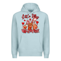 Blue Mist little miss valentine afro kid sneakers Premium Hoodie - RanaPortraitStore
