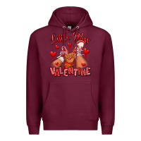 Burgundy little miss valentine afro kid sneakers Premium Hoodie - RanaPortraitStore