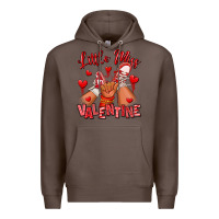 Coffee little miss valentine afro kid sneakers Premium Hoodie - RanaPortraitStore