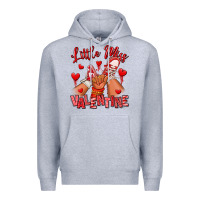 Heather Grey little miss valentine afro kid sneakers Premium Hoodie - RanaPortraitStore