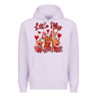 Lilac little miss valentine afro kid sneakers Premium Hoodie - RanaPortraitStore