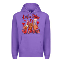 Purple little miss valentine afro kid sneakers Premium Hoodie - RanaPortraitStore