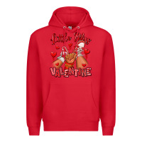 Red little miss valentine afro kid sneakers Premium Hoodie - RanaPortraitStore