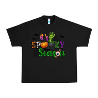 Black It's Spooky Season Urban Heavy Tee - texasbilliewilder