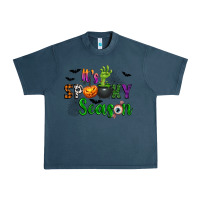 Midnight Navy It's Spooky Season Urban Heavy Tee - texasbilliewilder
