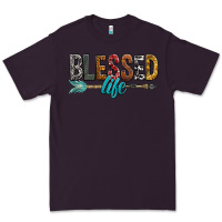 Plum Blessed Life Premium Tee - BundleAndBundleShop