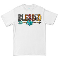 White Blessed Life Premium Tee - BundleAndBundleShop