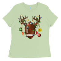 Matcha American Football Horn Christmas Ladies Tee - BundleAndBundleShop