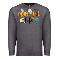 Charcoal Heather Principal Life Premium Sweatshirt - LillyAllenDesigns