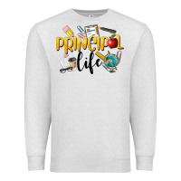 Oatmeal Heather Principal Life Premium Sweatshirt - LillyAllenDesigns