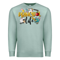 Seafoam Principal Life Premium Sweatshirt - LillyAllenDesigns