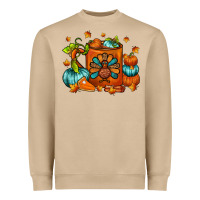 Mushroom Thanksgiving Coffee Mug Heavyweight Sweatshirt - FaDigitalArtStudio