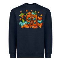 Navy Thanksgiving Coffee Mug Heavyweight Sweatshirt - FaDigitalArtStudio