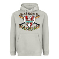 Moon Dust all you need is love baseball Heavyweight Hoodie - CowhideDigitalArt